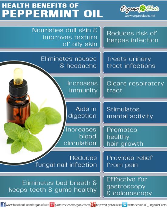 Health Benefits Of Peppermint Oil Organic Facts