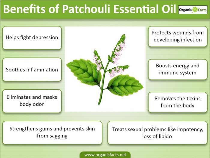Benefits of Patchouli Essential Oil