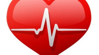 Graphic showing heart rate