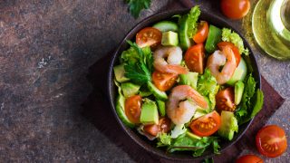 Avocado Shrimp Salad With Zesty Dressing