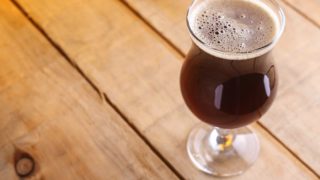 Barley wine in a glass