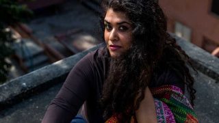 Bhavini Kalan posing for the camera