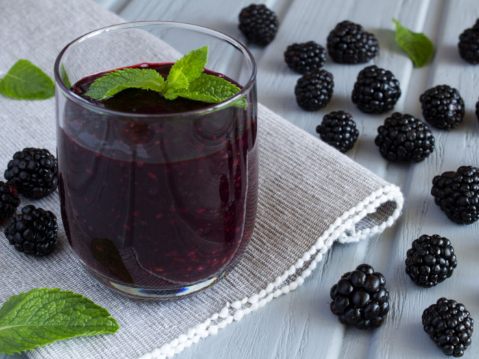 Black berry sweet juice