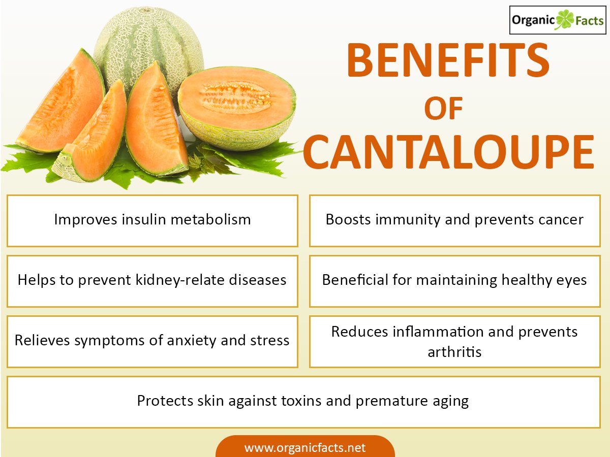 7 Important Benefits of Cantaloupe | Organic Facts