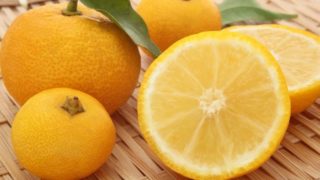 A close-up shot of citron