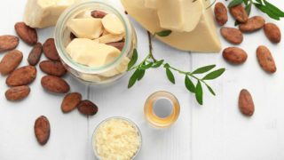 Cocoa beans and cocoa butter
