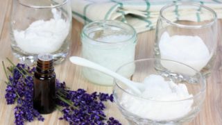 Coconut oil in different containers