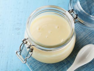 condensedmilk A close-up shot of a container of condensed milk