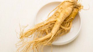 Three ginseng roots kept in a bowl