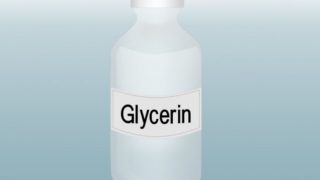 Depiction of a glycerin bottle