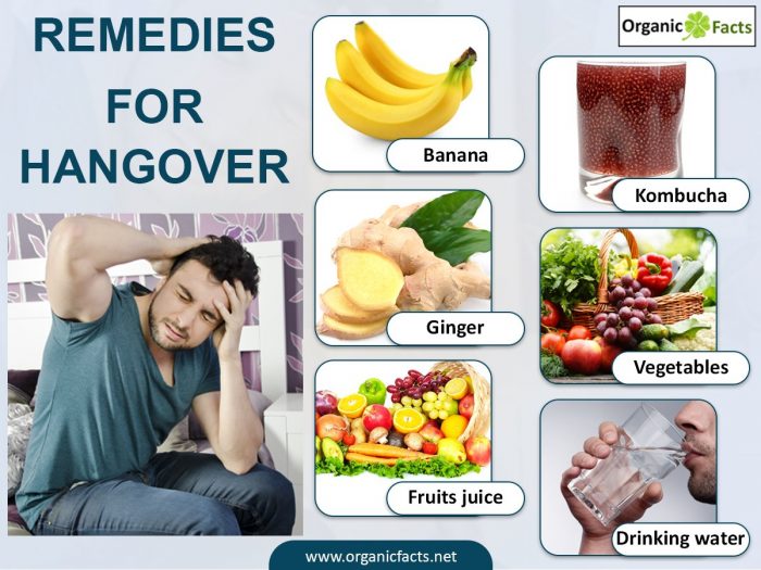 9 Effective Home Remedies for Hangovers Organic Facts