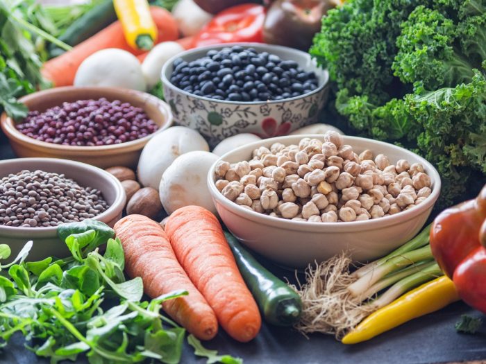 healthy, raw ingredients