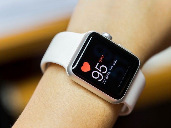 heart monitor on a smartwatch