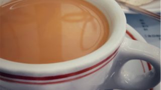 Hong Kong milk tea in a cup