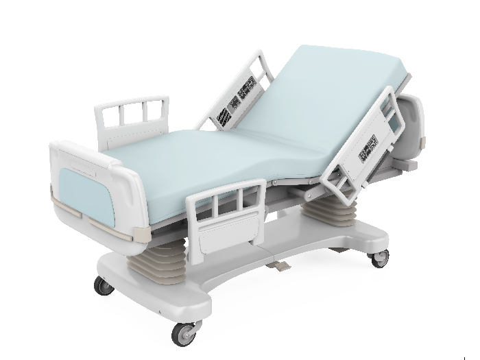 A hospital bed