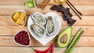 Foods like oysters, dark chocolate, and asparagus which are known as aphrodisiacs
