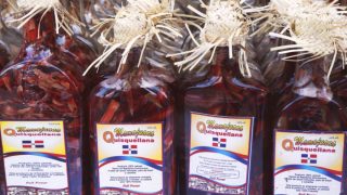 Bottles of mamajuana