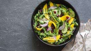 Tasty Mango Salad With Lime Dressing