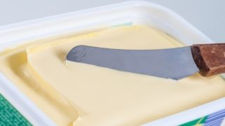 A box full of butter or margarine