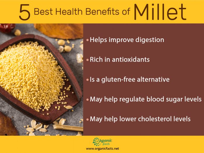 write an essay on the benefits of millets