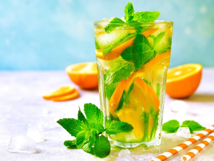 Orange lemonade provides the extra dose of Vitamin C and antioxidants