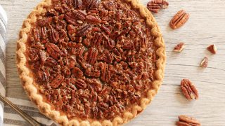 Overhead view of Pecan Pie