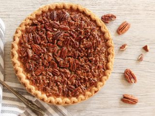 pecanpie Overhead view of Pecan Pie