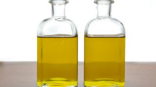 Two jars filled with pickle juice