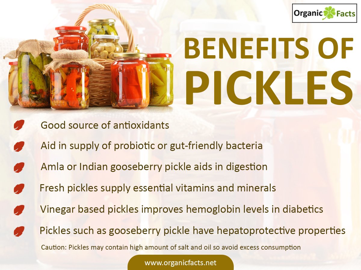 7 Surprising Benefits of Pickles | Organic Facts