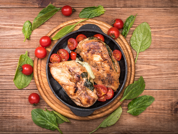 Keto-Friendly Spinach Stuffed Chicken Keto-Friendly Spinach Stuffed Chicken