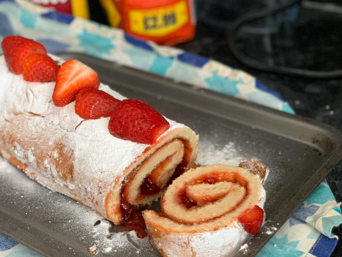 Sweet, moist, and melt-in-the-mouth good swiss roll! Photo Credit: Shutterstock