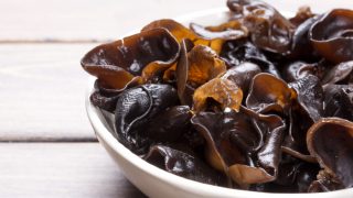 Fresh jelly ear in a bowl