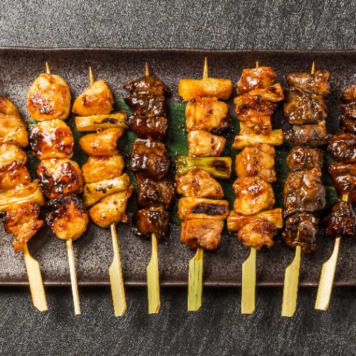 Japanese chicken barbecue or yakitori
