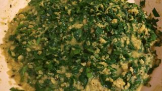 Delicious vegan, gluten-free, organic yellow mung dal ready to be served!